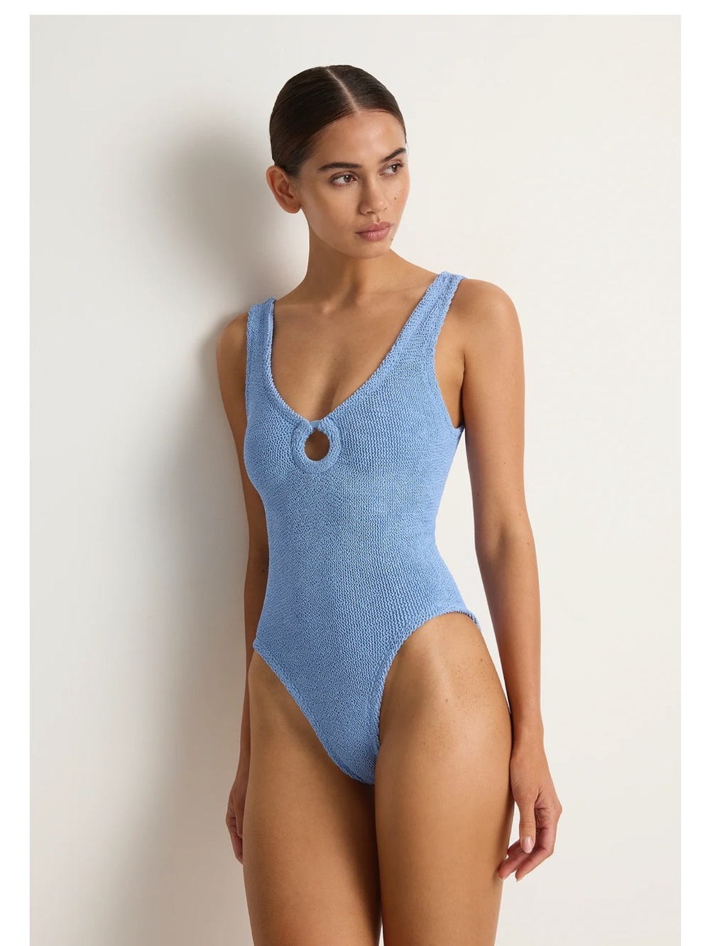 ✨ NWT ✨ Hunza G Celine one piece with tonal hoops - Cornflower